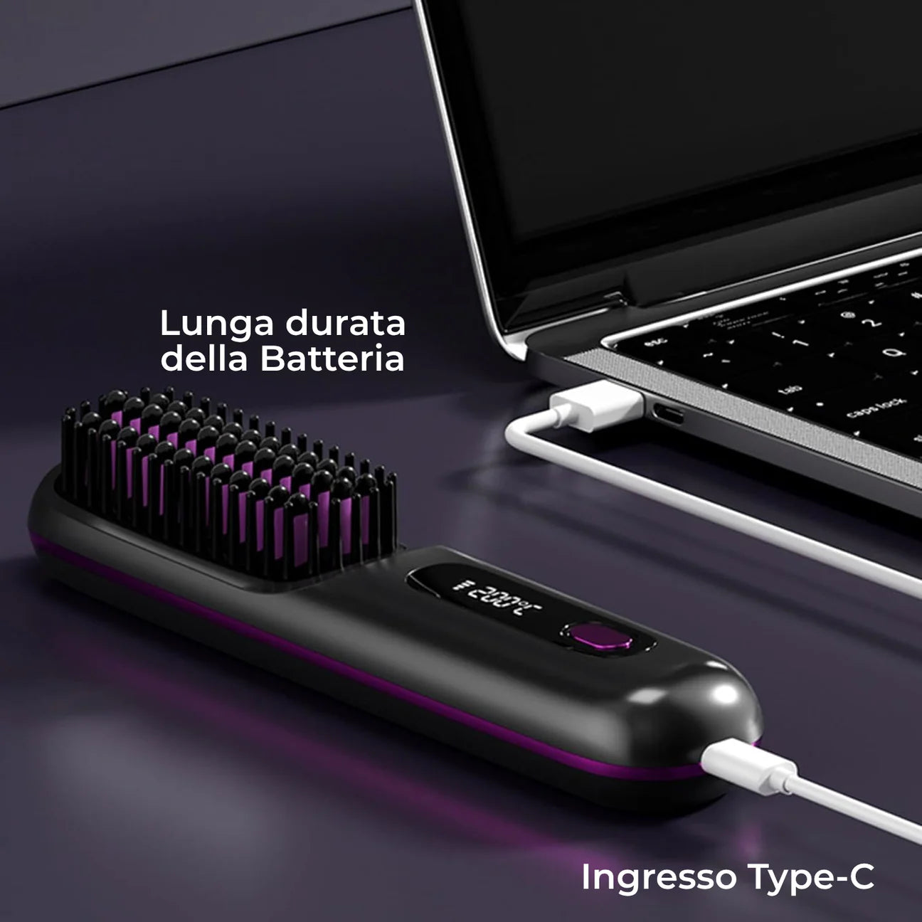 Yolise™ Spazzola Liscia Capelli Portatile